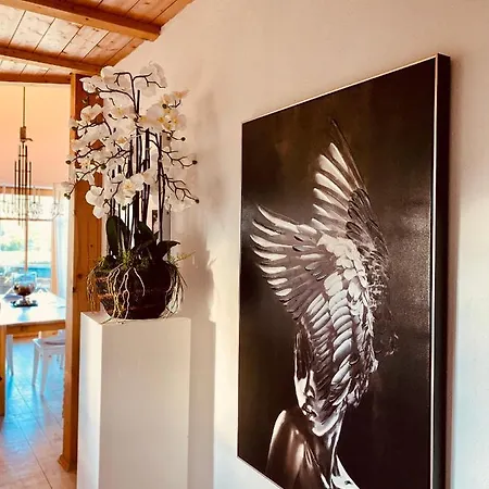 Gemuetliche Wohnung Mit Ofen Und Naturblick Wildpoldsried Exterior foto